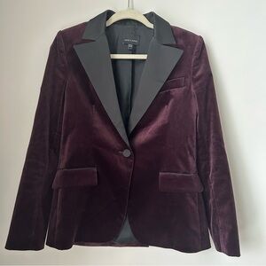 Judith & Charles Velvet Tuxedo Blazer